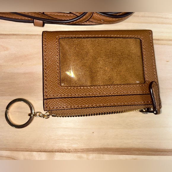 Coach Brown Leather cardholder/key wallet - Picture 4 of 4